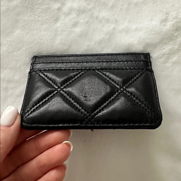 Marc Jacobs Black Quilted Card Holder - Picture 3 of 4